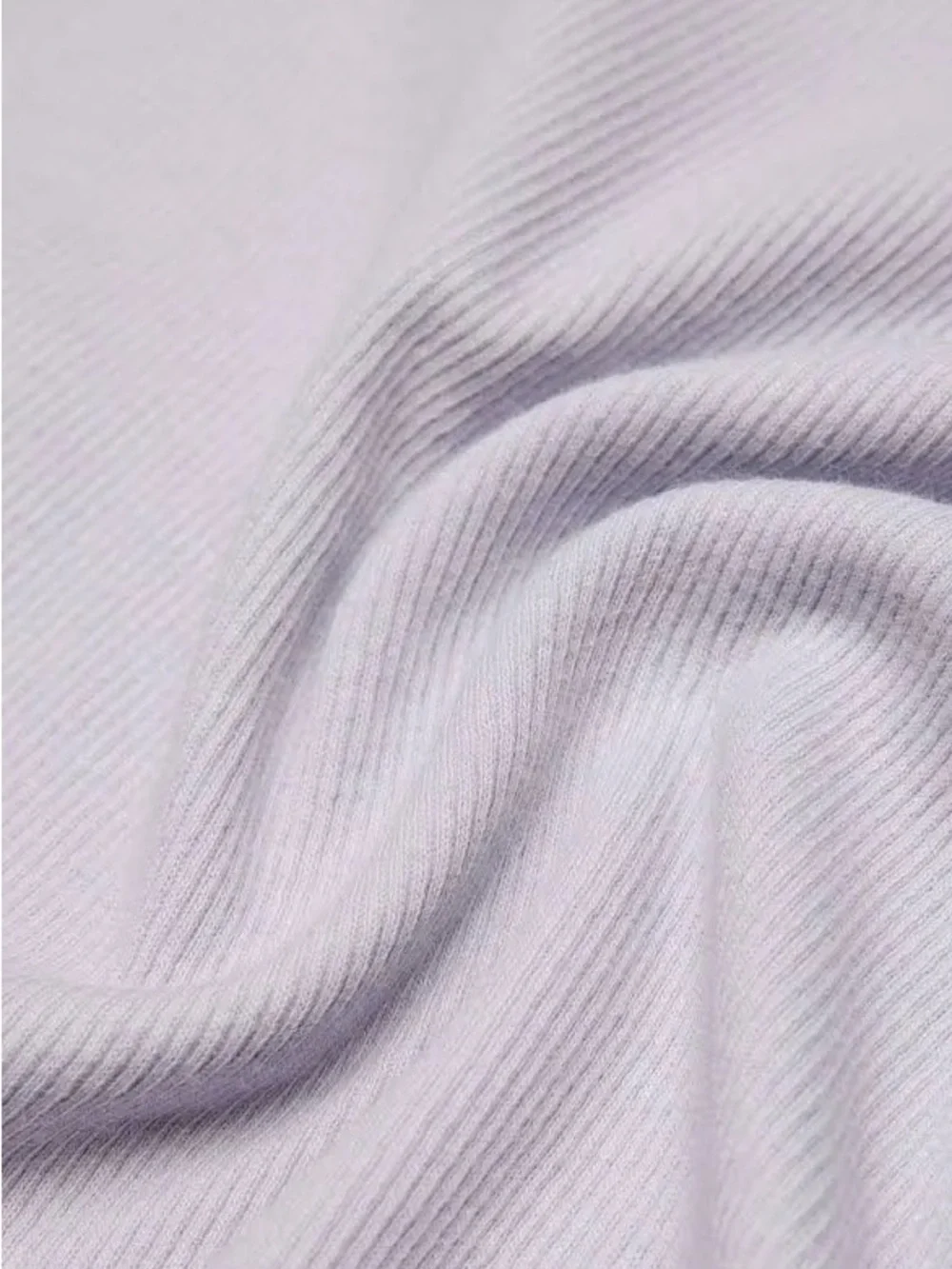 Aritzia| Ribbed Lavender Cropped Long Sleeve